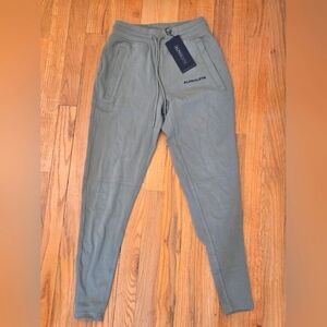 Alphalete Green Jogger Sweatpants Tapered Fit